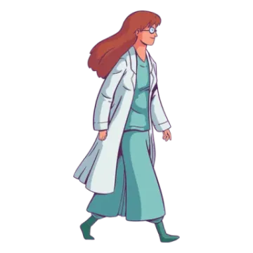a woman in a trench coat walking down the street
