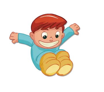 a little boy sitting on the floor with his arms outstretched