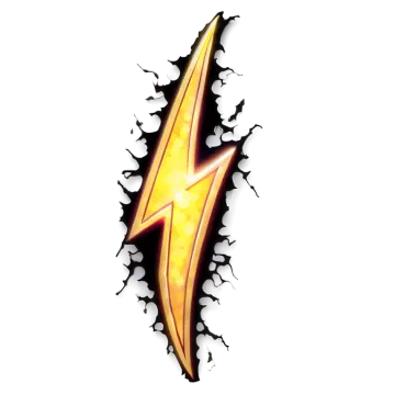 the flash logo on a white background