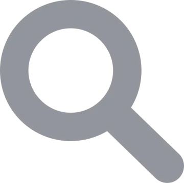 a magnized icon with a white background