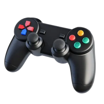 a close up of a game controller