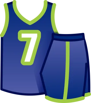 a basketball jersey with the number 7 on it