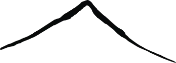 a black and white silhouette of a mountain