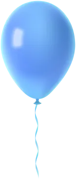 the balloon is blue