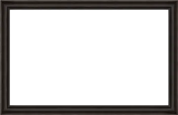 an empty picture frame on a white background