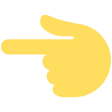 a hand pointing at the viewer