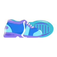 a pair of shoes on a white background