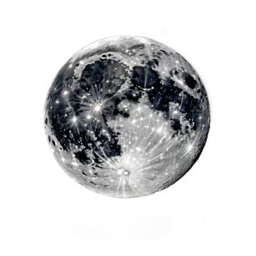 a crystal ball on a white background