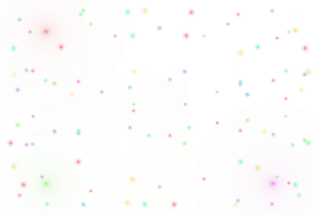a white background with multi colored flowers