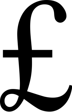 a black and white image of the letter e