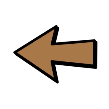 a brown arrow pointing to the right