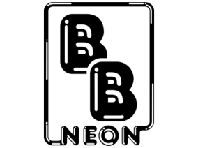 a black and white logo with the letter b on it