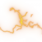 a white background with orange and yellow lines
