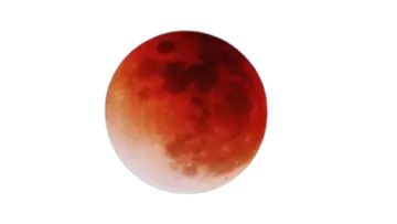 a blood moon is seen in the sky