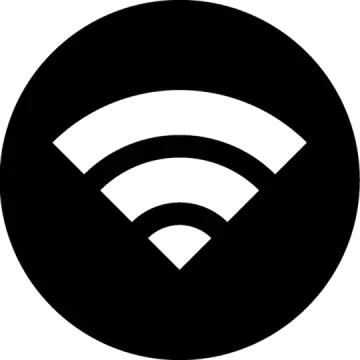 a black and white image of a wi logo