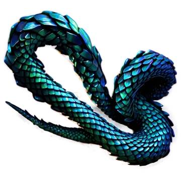 a blue and green snake with its mouth open