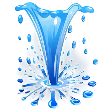 a blue vase with water drops on it