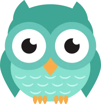 an owl with big eyes