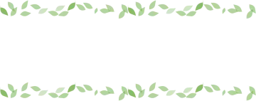 a frame with green leaves on it