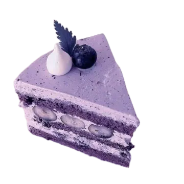 a piece of cake on a white background
