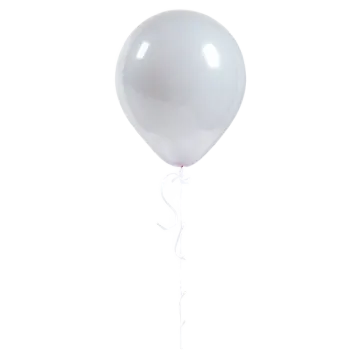 a balloon on a white background
