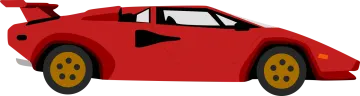 a red sports car