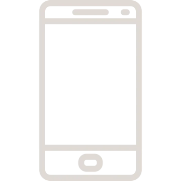 a phone with a blank screen