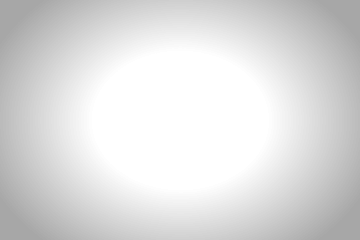 a gray background with a white circle
