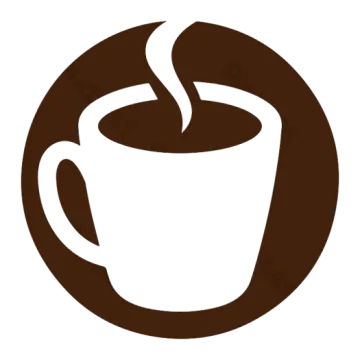 a cup of coffee on a white background