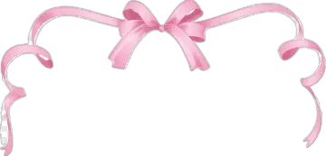 a pink ribbon on a white background