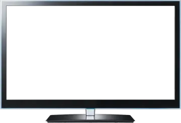 a flat screen tv on a white background