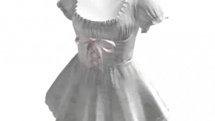 a drawing of a woman in a dress