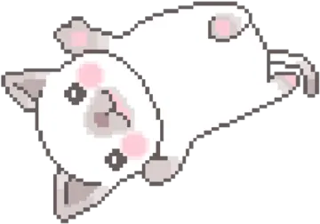 an image of a pixeled cow