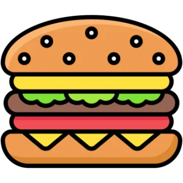 a hamburger with cheese and tomato on it