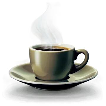 a cup of coffee on a saucer