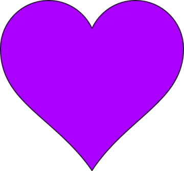 a purple heart