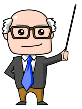 an old man in a suit and tie with a pointer