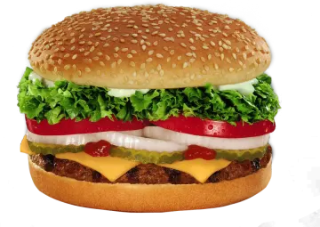 a hamburger with cheese and lete on it