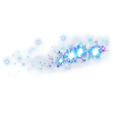 a white background with blue and purple stars