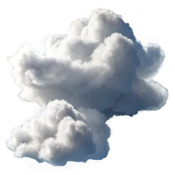 white clouds in the sky