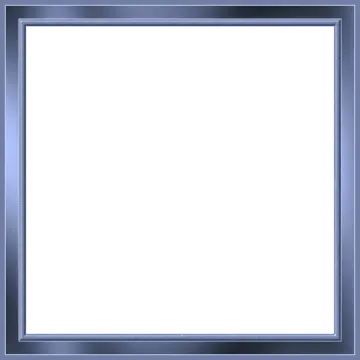 a blue frame on a white background