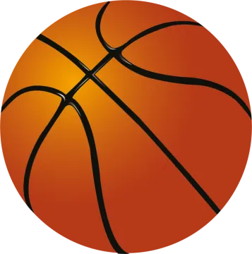 a basketball ball on a white background