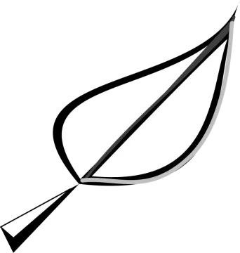 a black and white image of a leaf
