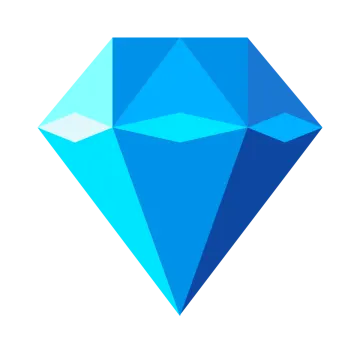 the blue diamond logo