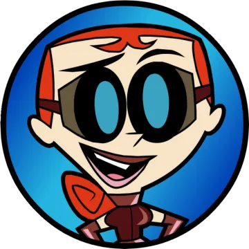 an image of a cartoon character in a blue circle