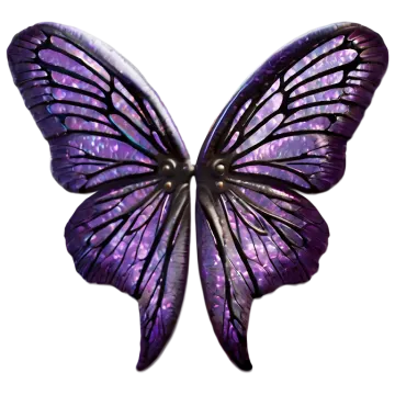 a purple butterfly on a white background