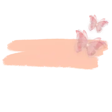two pink butterflies on a white background