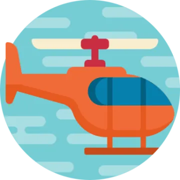 a helicopter flying in the sky