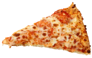 a slice of pizza