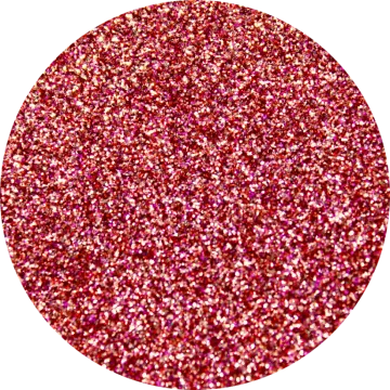 a pink glitter in a circle